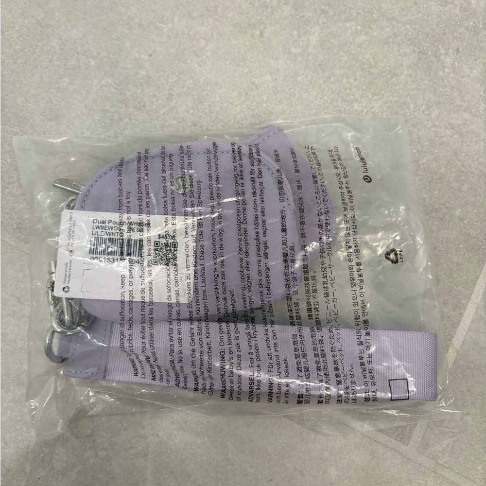 Lululemon Lavender Dual Pouch Wristlet - Picture 6 of 11